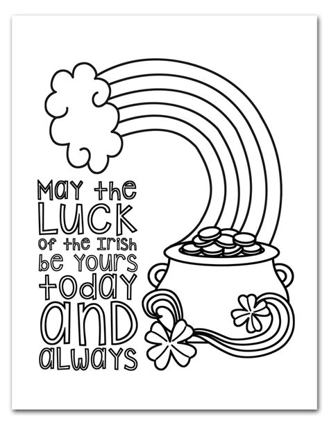 lucky charms coloring pages  If you’re looking for a way to make these colorful little